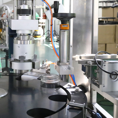 Mesin Capping Rotary Pneumatic untuk balang kaca